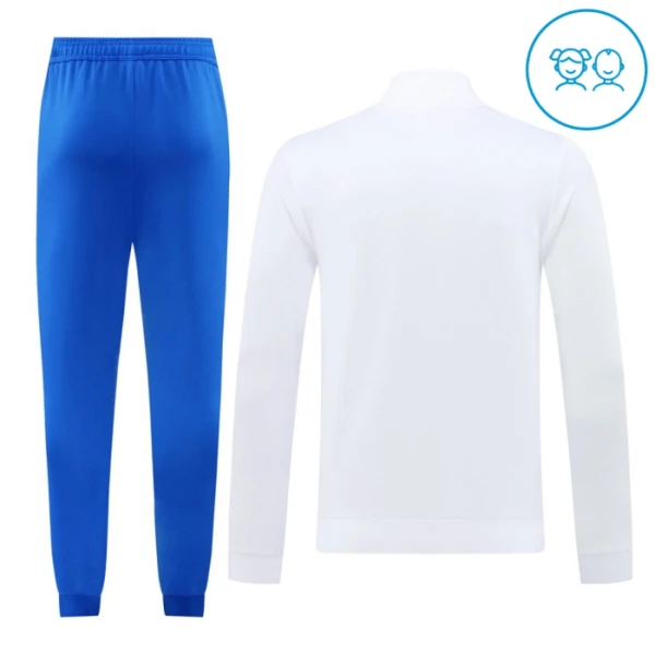 Real Madrid Djeca Trenirka jakna odijelo 2024/25 Bijela