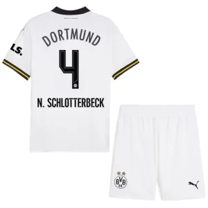 Borussia Dortmund Nico Schlotterbeck 4 Djeca Nogometni Dresovi 2024/25 Treći (+ Kratke Hlače)