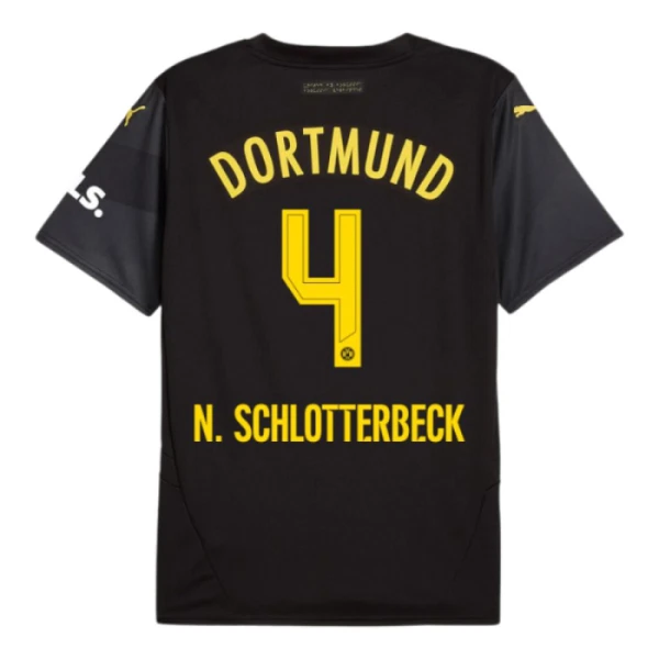 Borussia Dortmund Nico Schlotterbeck 4 Nogometni Dresovi 2024/25 Gostujući