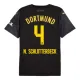 Borussia Dortmund Nico Schlotterbeck 4 Nogometni Dresovi 2024/25 Gostujući