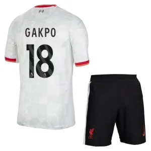 Liverpool Cody Gakpo 18 Djeca Nogometni Dresovi 2024/25 Treći (+ Kratke Hlače)
