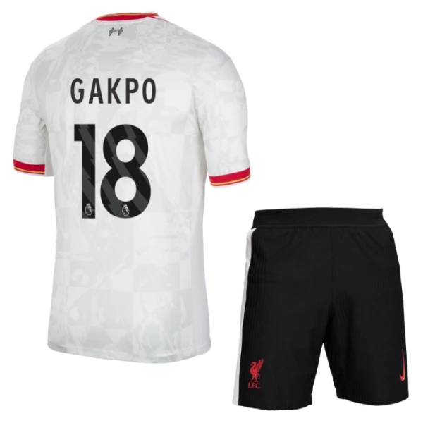 Liverpool Cody Gakpo 18 Djeca Nogometni Dresovi 2024/25 Treći (+ Kratke Hlače)