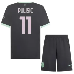 AC Milan Christian Pulisic 11 Djeca Nogometni Dresovi 2024/25 Treći (+ Kratke Hlače)