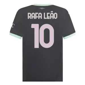 AC Milan Rafael Leão 10 Nogometni Dresovi 2024/25 Treći