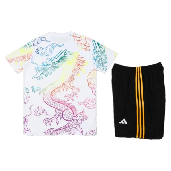 Real Madrid Djeca Nogometni Dresovi 2024/25 sa Zmajem Bijela (+ Kratke Hlače)