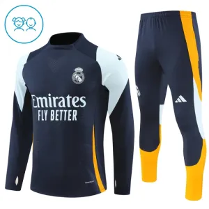 Real Madrid Djeca Duks komplet za trening Četvrtina Zip 2024/25 Navy