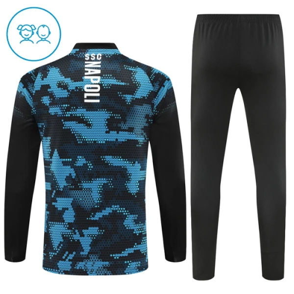SSC Napoli Djeca Duks komplet za trening Četvrtina Zip 2024/25 Navy