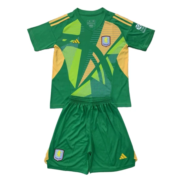 Aston Villa Djeca Golmanski Nogometni Dresovi 2024/25 Zelena (+ Kratke Hlače)