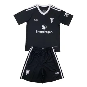 Manchester United Djeca Golmanski Nogometni Dresovi 2024/25 Treći (+ Kratke Hlače)