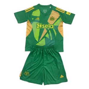 Newcastle United Djeca Golmanski Nogometni Dresovi 2024/25 Zelena (+ Kratke Hlače)