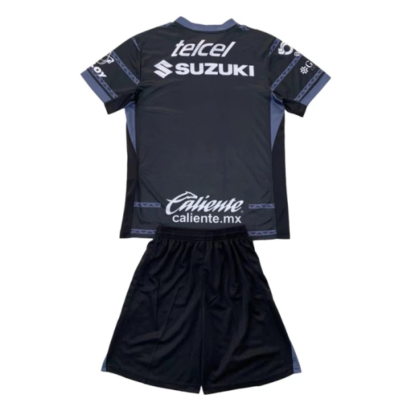 Pumas UNAM Djeca Golmanski Nogometni Dresovi 2024/25 Crna (+ Kratke Hlače)