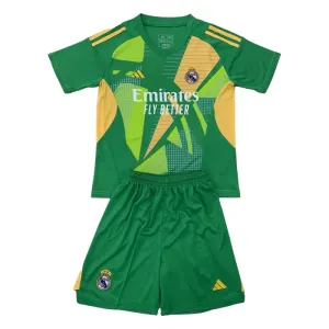 Real Madrid Djeca Golmanski Nogometni Dresovi 2024/25 (+ Kratke Hlače)
