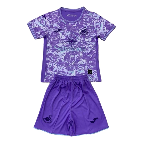 Swansea City Djeca Nogometni Dresovi 2024/25 Treći (+ Kratke Hlače)