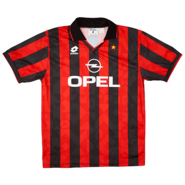 AC Milan 1994-95 Nogometni Dresovi Retro Domaći