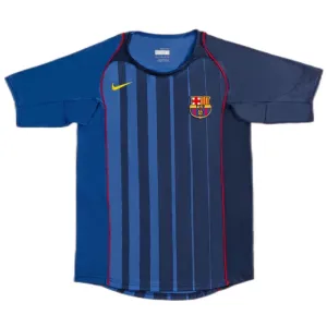 Barcelona 2004-05 Nogometni Dresovi Retro Gostujući
