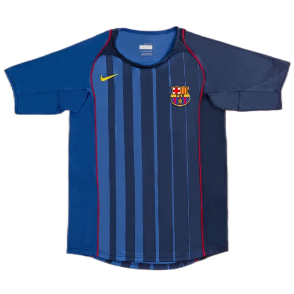 Barcelona 2004-05 Nogometni Dresovi Retro Gostujući