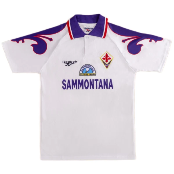 Fiorentina 1995-96 Nogometni Dresovi Retro Gostujući