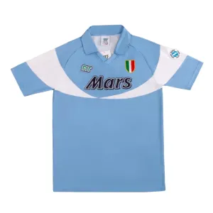 SSC Napoli 1990-91 Nogometni Dresovi Retro Domaći