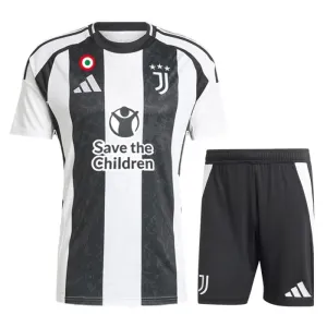 Juventus SaveChildren Djeca Nogometni Dresovi 2024/25 Domaći (+ Kratke Hlače)