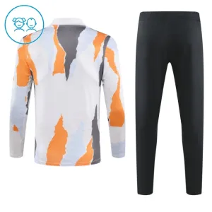 Real Madrid Djeca Duks komplet za trening Četvrtina Zip 2024/25 Bijela