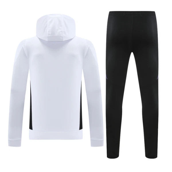 Real Madrid Komplet trenirke s kapuljačom 2024/25 Bijela