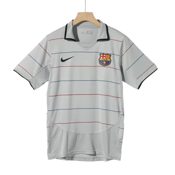 Barcelona 2003-04 Nogometni Dresovi Retro Gostujući