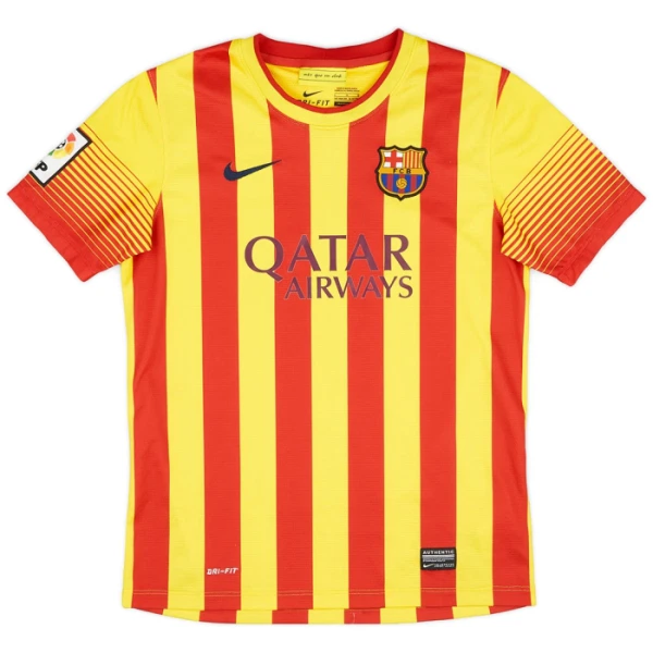 Barcelona 2013-14 Nogometni Dresovi Retro Gostujući