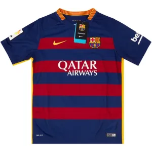 Barcelona 2015-16 Nogometni Dresovi Retro Domaći