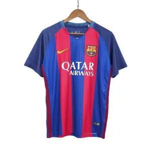 Barcelona 2016-17 Nogometni Dresovi Retro Domaći