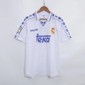 Real Madrid 1996-97 Nogometni Dresovi Retro Domaći