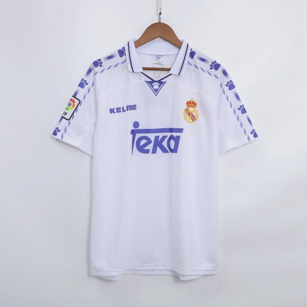 Real Madrid 1996-97 Nogometni Dresovi Retro Domaći