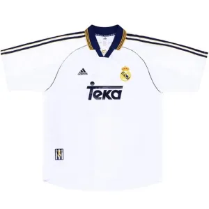Real Madrid 1998-00 Nogometni Dresovi Retro Domaći
