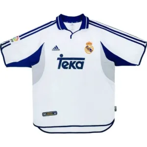 Real Madrid 2000-01 Nogometni Dresovi Retro Domaći