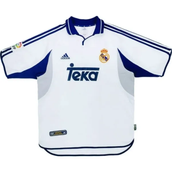 Real Madrid 2000-01 Nogometni Dresovi Retro Domaći