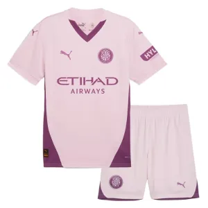 Girona Djeca Nogometni Dresovi 2024/25 Treći (+ Kratke Hlače)