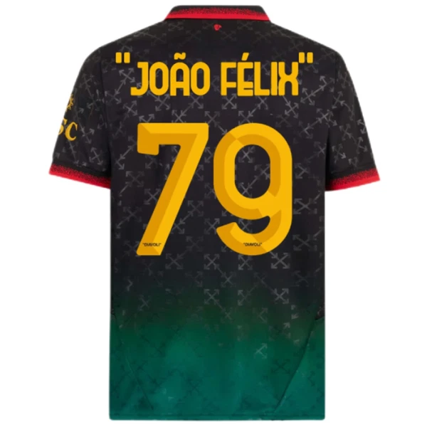 AC Milan João Félix 79 Nogometni Dresovi 2024/25 Četvrta
