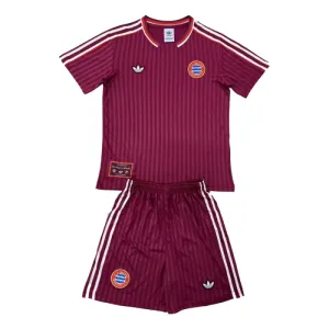 Bayern München Adidas Terrace Icon Djeca Nogometni Dresovi 2024/25 (+ Kratke Hlače)