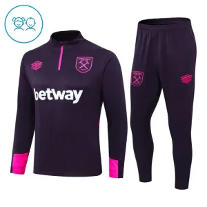 West Ham United Djeca Duks komplet za trening Četvrtina Zip 2024/25