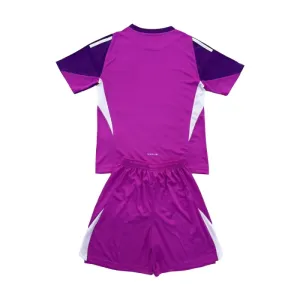 Real Madrid Djeca Golmanski Nogometni Dresovi 2025/26 Ljubičasta (+ Kratke Hlače)