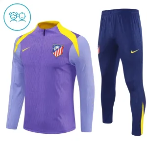 Atlético Madrid Djeca Duks komplet za trening Četvrtina Zip 2025/26 Ljubičasta