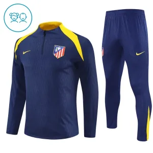 Atlético Madrid Djeca Duks komplet za trening Četvrtina Zip 2025/26 Navy