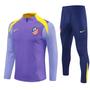 Atlético Madrid Duks komplet za trening Četvrtina Zip 2025/26 Ljubičasta