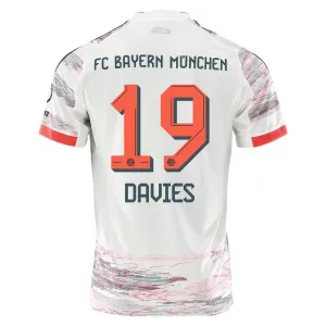 FC Bayern München Alphonso Davies 19 Nogometni Dresovi 2025/26 Gostujući