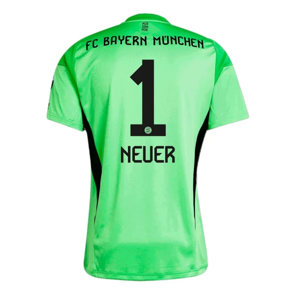 FC Bayern München Manuel Neuer 1 Djeca Golmanski Nogometni Dresovi 2025/26 Zelena (+ Kratke Hlače)