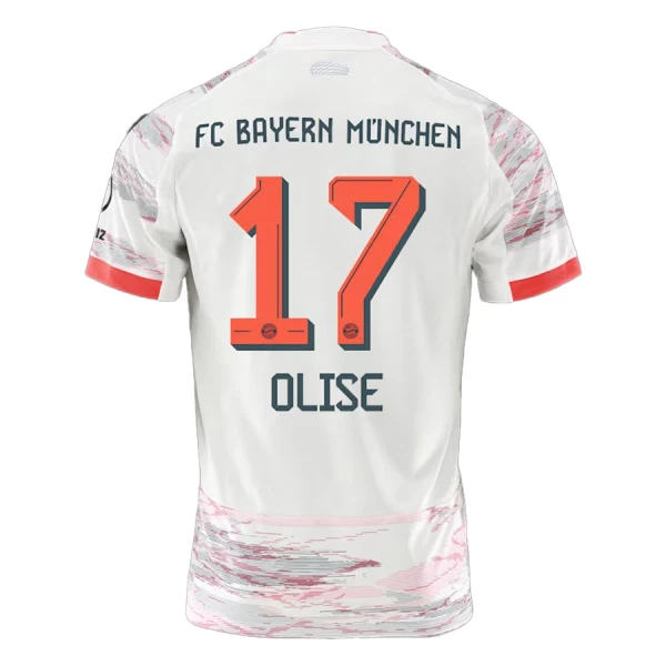 FC Bayern München Michael Olise 17 Djeca Nogometni Dresovi 2025/26 Gostujući (+ Kratke Hlače)