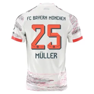 FC Bayern München Thomas Müller 25 Nogometni Dresovi 2025/26 Gostujući