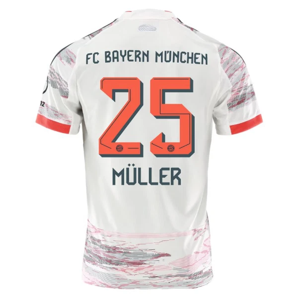 FC Bayern München Thomas Müller 25 Nogometni Dresovi 2025/26 Gostujući FC Bayern München Thomas Müller 25 Nogometni Dresovi 2025/26 Gostujući