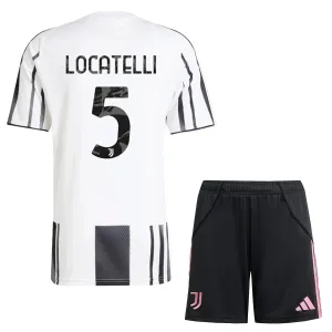 Juventus Locatelli 5 Djeca Nogometni Dresovi 2025/26 Domaći (+ Kratke Hlače)