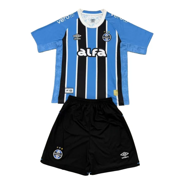 Grêmio FBPA Djeca Nogometni Dresovi 2025/26 Domaći (+ Kratke Hlače)