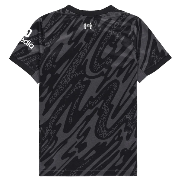 Liverpool Djeca Golmanski Nogometni Dresovi 2024/25 Crna (+ Kratke Hlače)